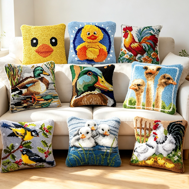 Printed Embroidery Kit - Наборы для вышивания крючком: милые мультяшные