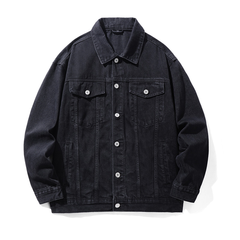 Embroidery Jacket Jeans - Мужская джинсовая куртка с вышивкой в