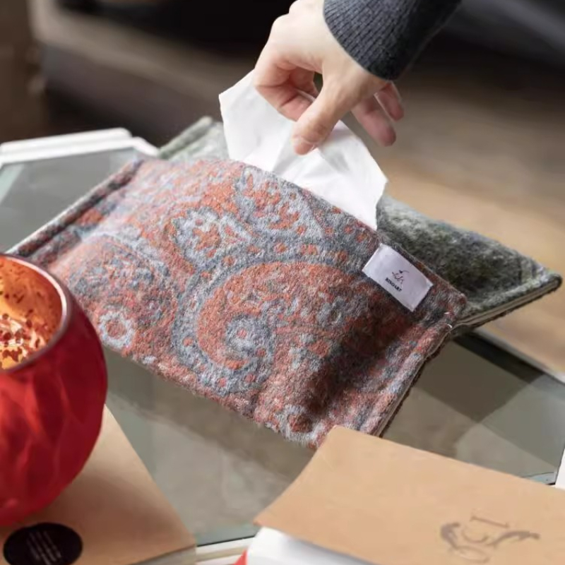 Embroidery In Indonesia - Двухцветный пэчворк, импортированный из Индонезии, коробка