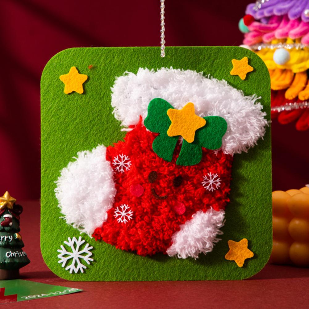 Embroidery Xmas Stocking - Набор для рукоделия для начинающих, рождественский