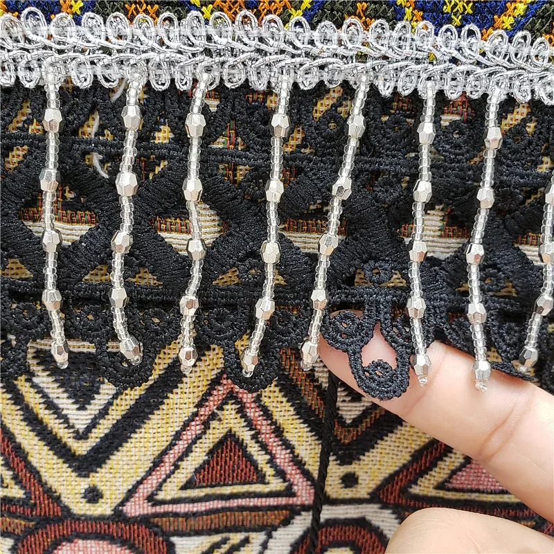 Embroidery Jacket Jeans - Джинсовая куртка с вышивкой и кисточками,