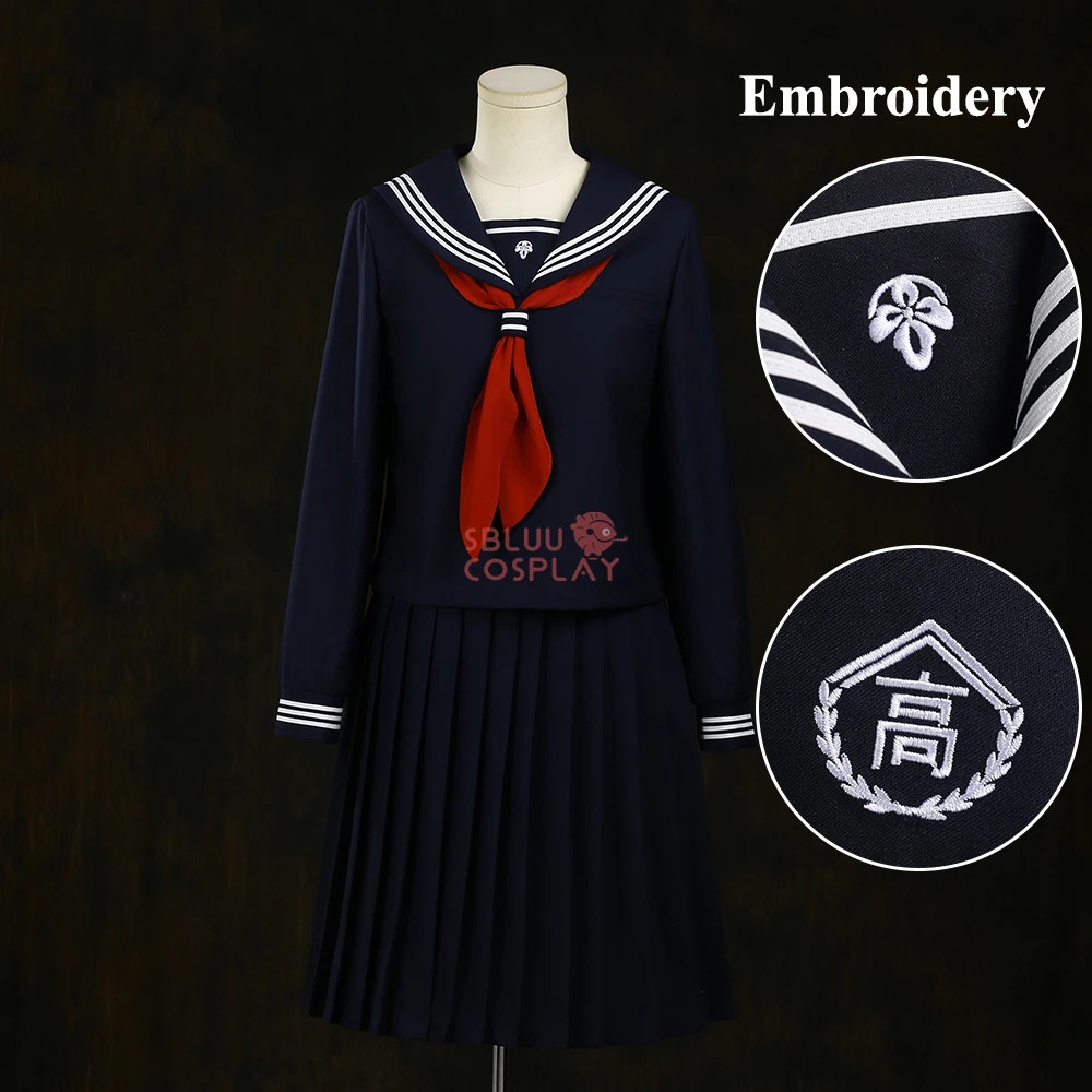 Embroidery Uniforms - SBluuCosplay Shimizu Hinako Косплей Костюм Вышивка