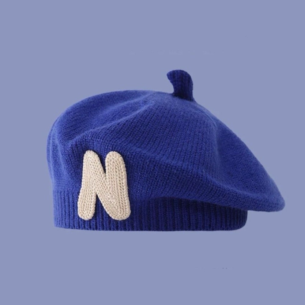 Модный берет с вышивкой букв N – обзор и цена Embroidery Letter N