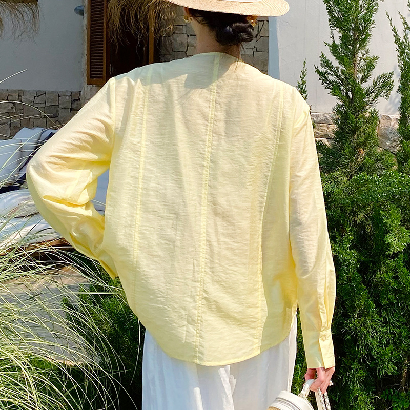 Новая женская блузка в француз – обзор и цена Embroidery Yellow