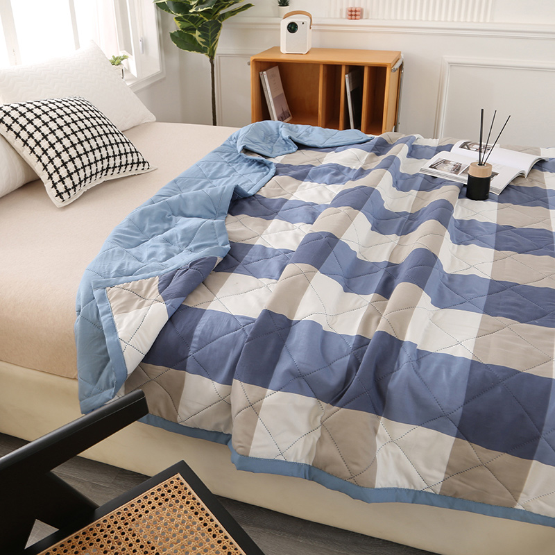Однотонное одеяло, сезон весна – обзор и цена Embroidery Quilt Cover