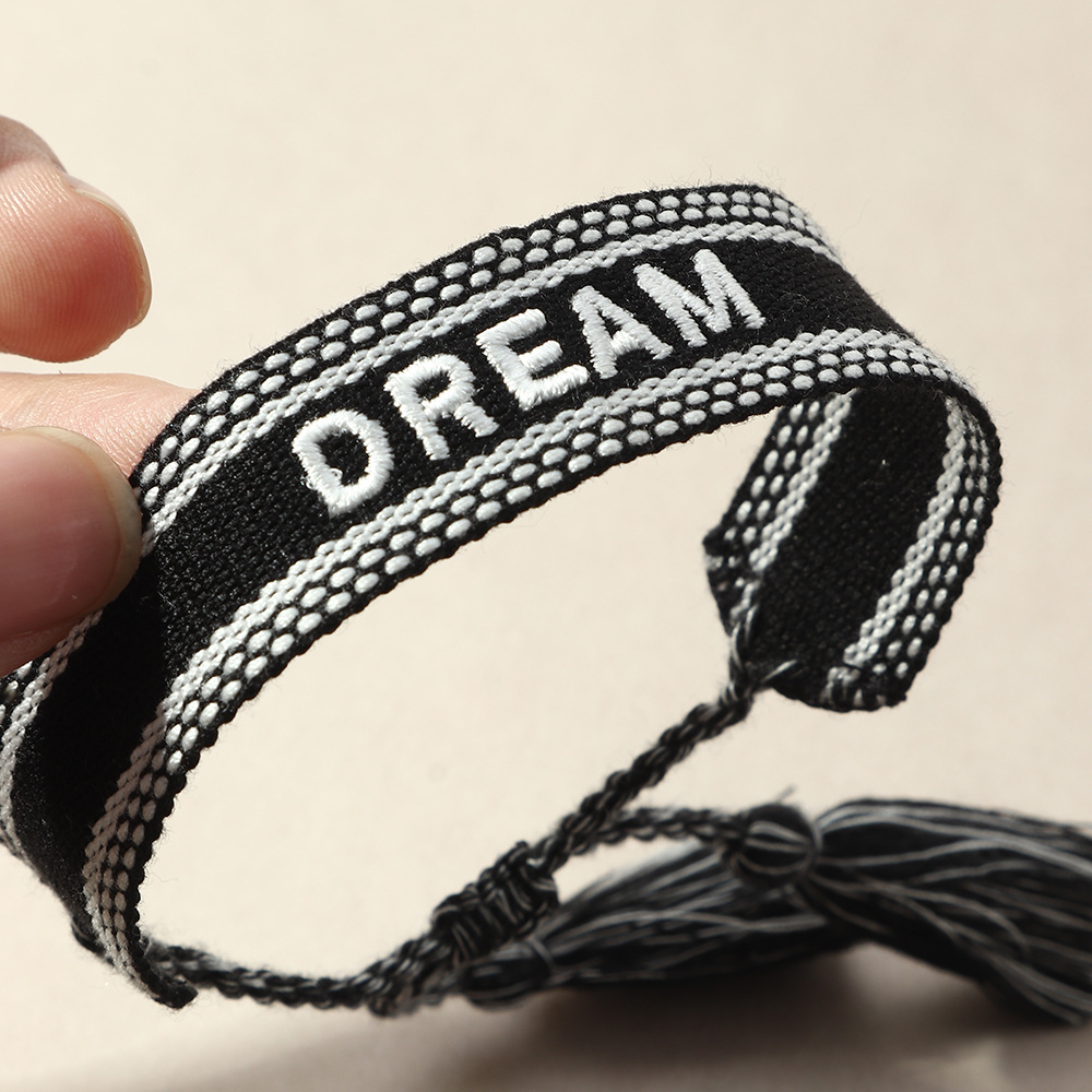 Новый модный браслет ручной ра – обзор и цена Embroidery Letter N