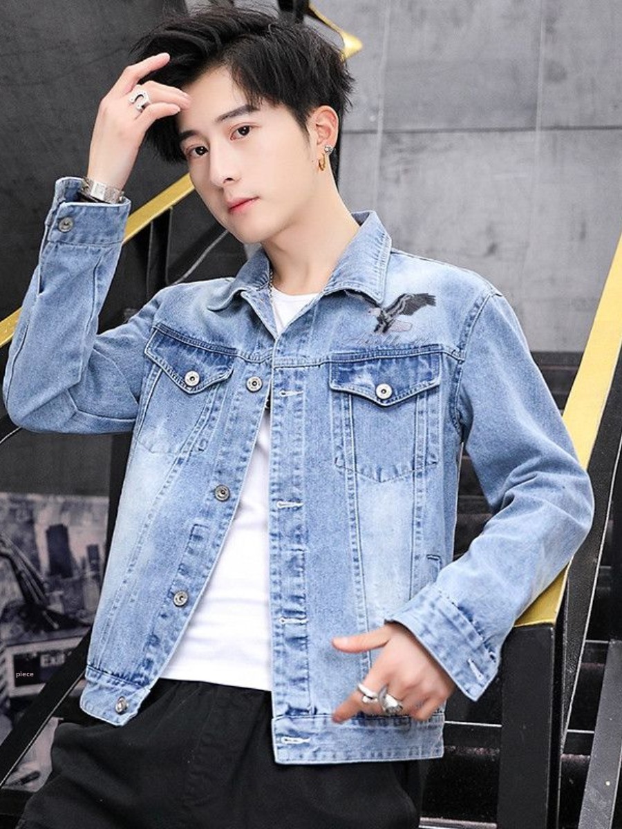 Новая мужская джинсовая куртка – обзор и цена Embroidery Jacket Jeans