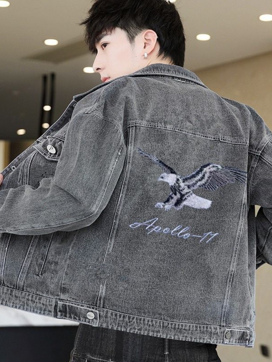 Новая мужская джинсовая куртка – обзор и цена Embroidery Jacket Jeans