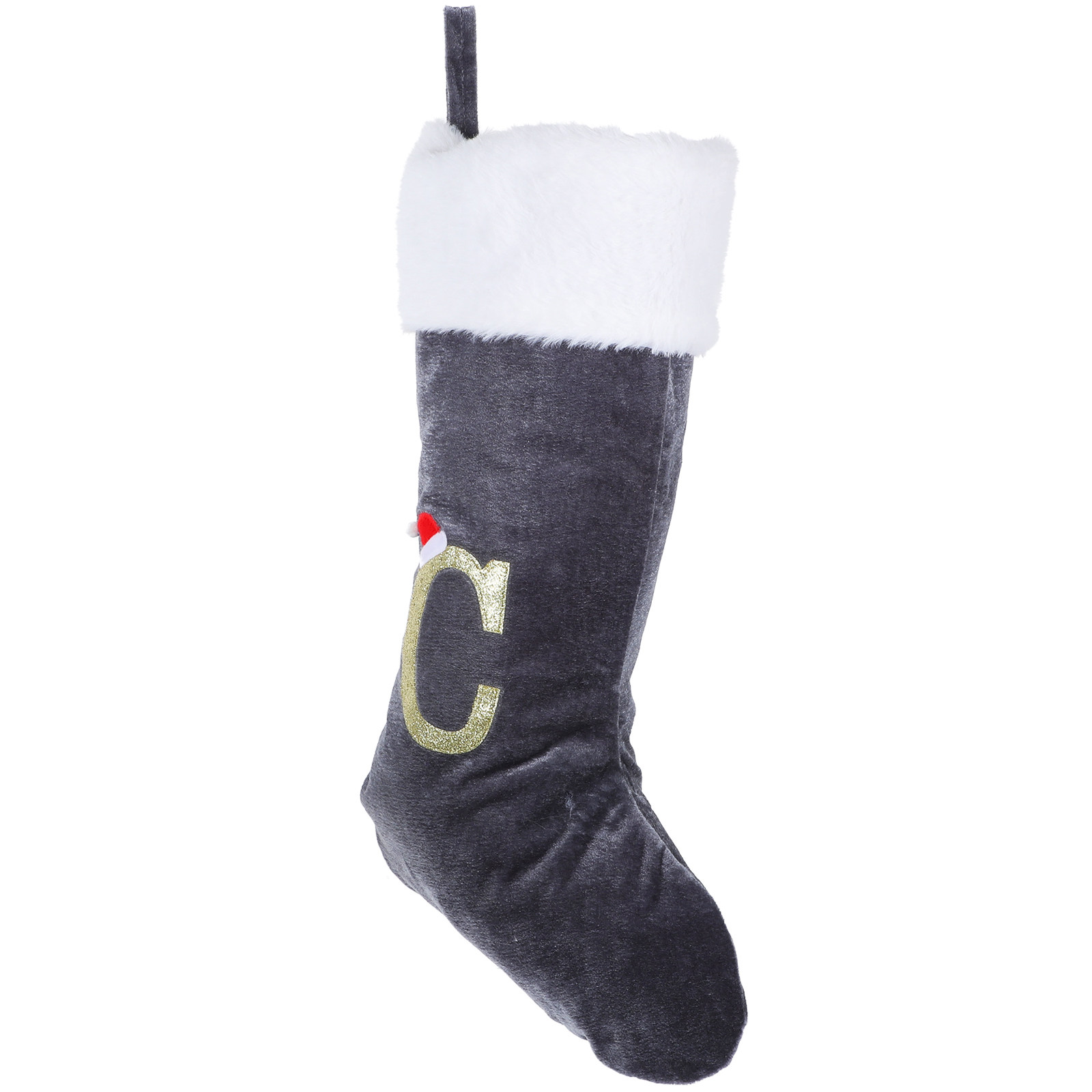 Новогодний чулок с мультяшной  – обзор и цена Embroidery Xmas Stocking