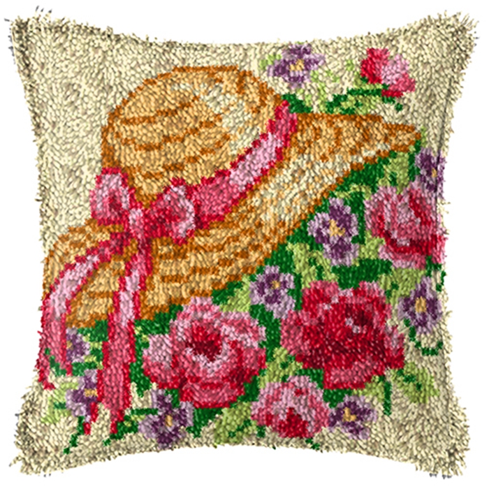 Набор крючков-защелок с цветко – обзор и цена Printed Embroidery Kit
