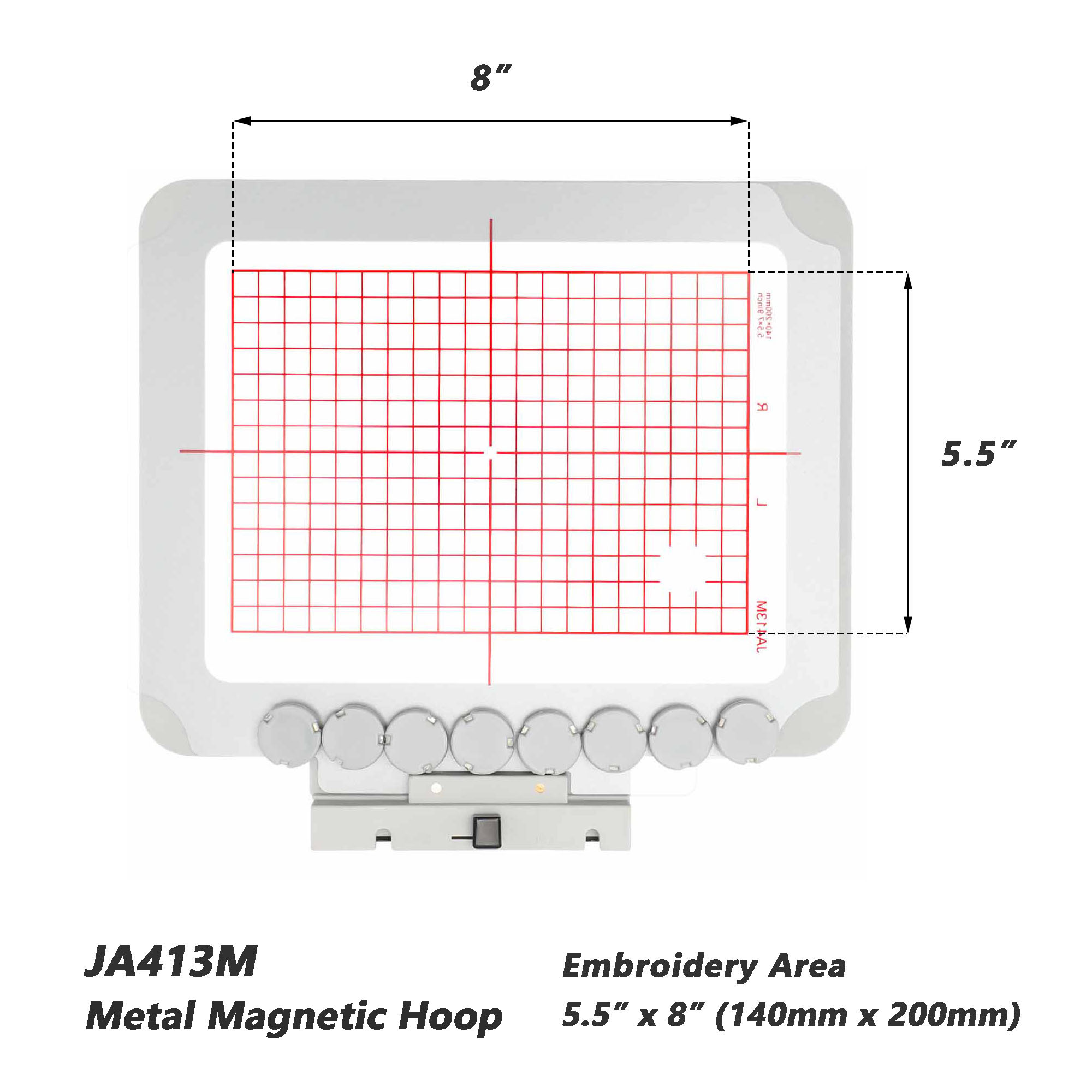 Магнитный обруч для Janome MC  – обзор и цена Embroidery Generator