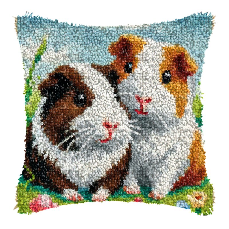 Милые животные, собака, мышь,  – обзор и цена Printed Embroidery Kit