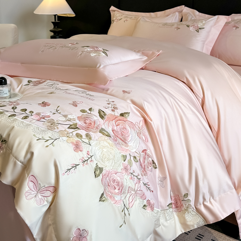 Комплект постельного белья из  – обзор и цена Embroidery Quilt Cover