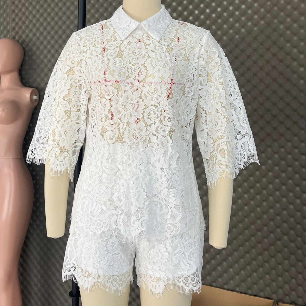 Сексуальный кружевной костюм с – обзор и цена Embroidery Uniforms
