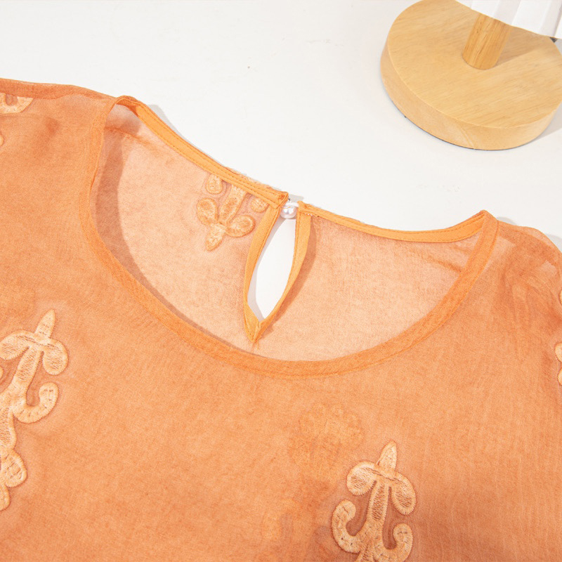 Женская блузка из 100% тутовог – обзор и цена Embroidery Uniforms