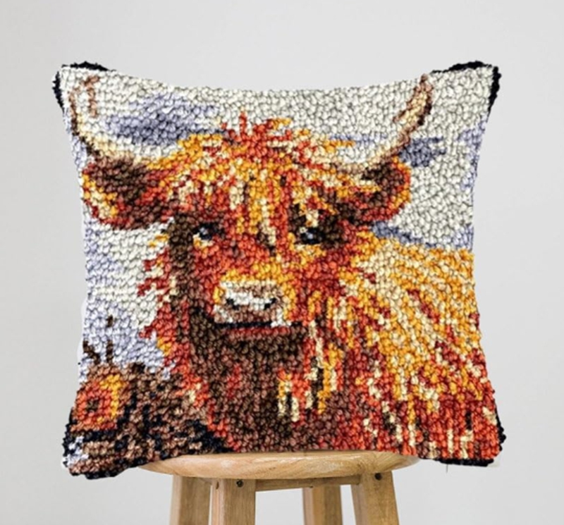 Набор для вышивания ковров с р – обзор и цена Printed Embroidery Kit