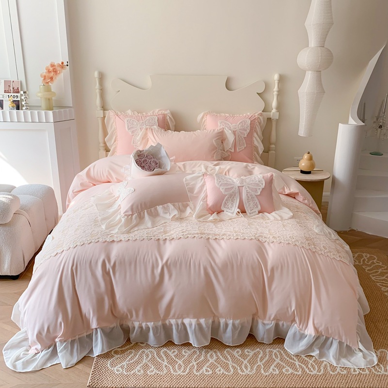 Эстетическое кружевное хлопков – обзор и цена Embroidery Quilt Cover