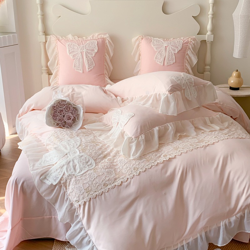 Эстетическое кружевное хлопков – обзор и цена Embroidery Quilt Cover