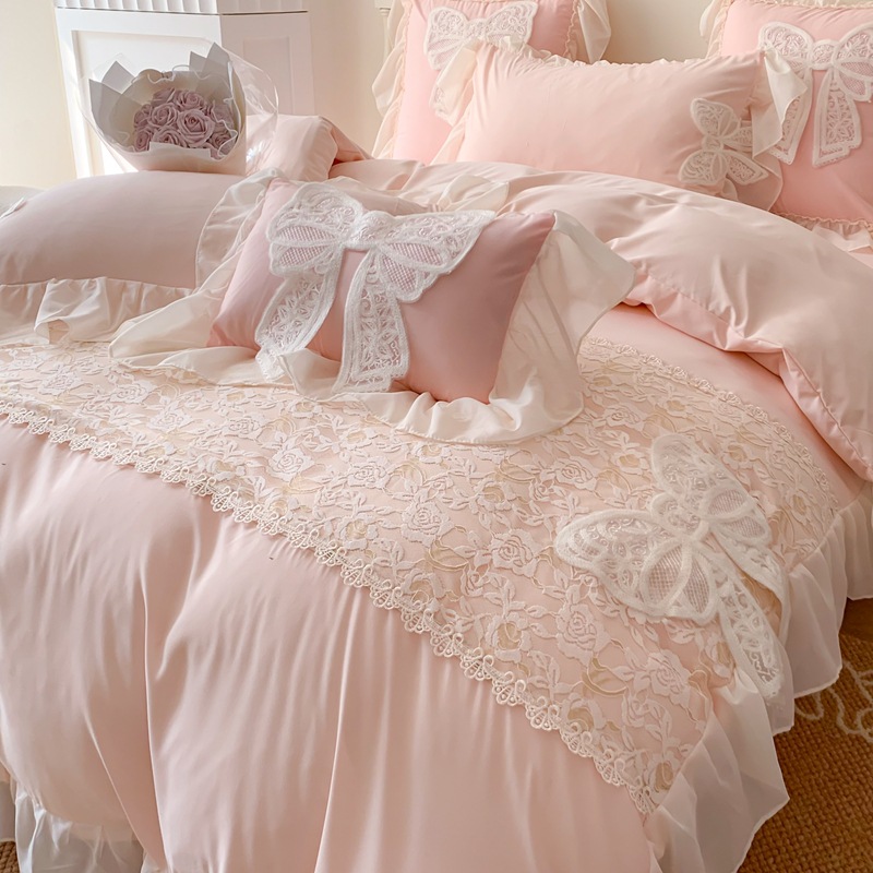 Эстетическое кружевное хлопков – обзор и цена Embroidery Quilt Cover