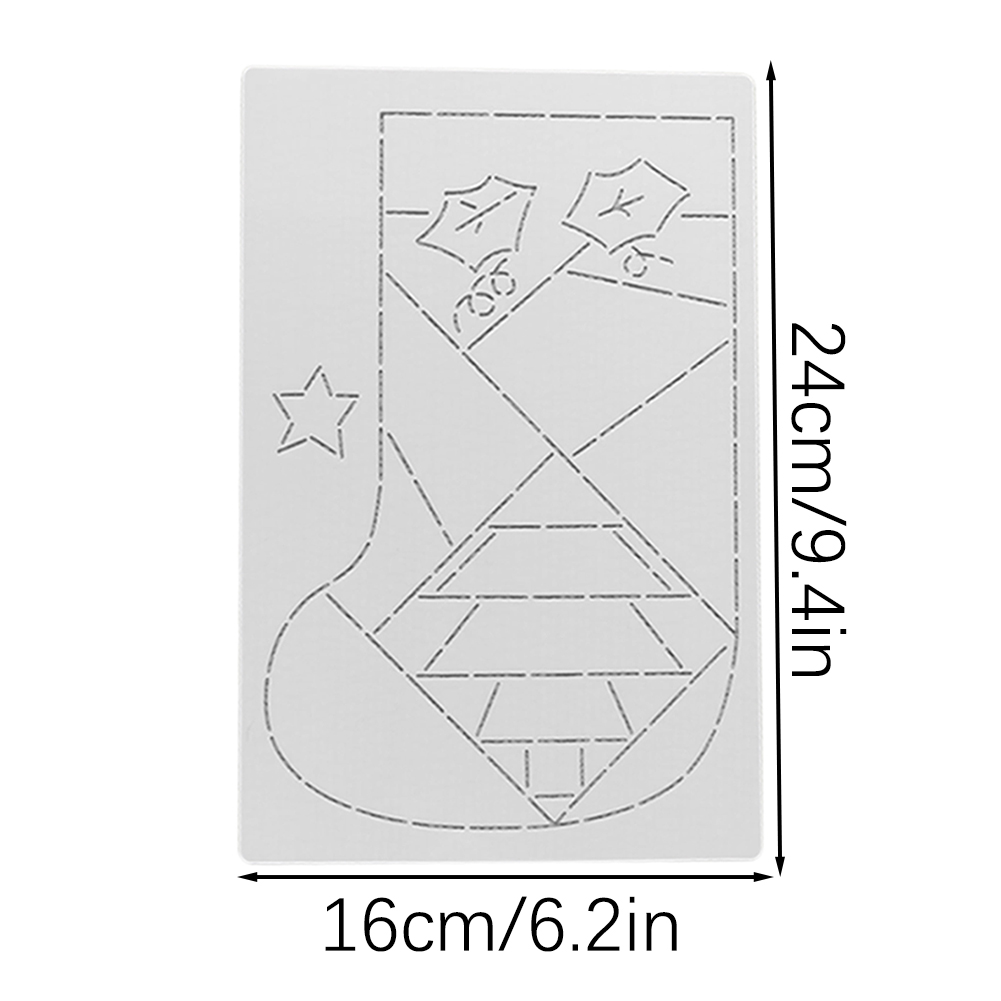 DIY Рождественские чулки Лоску – обзор и цена Embroidery Xmas Stocking