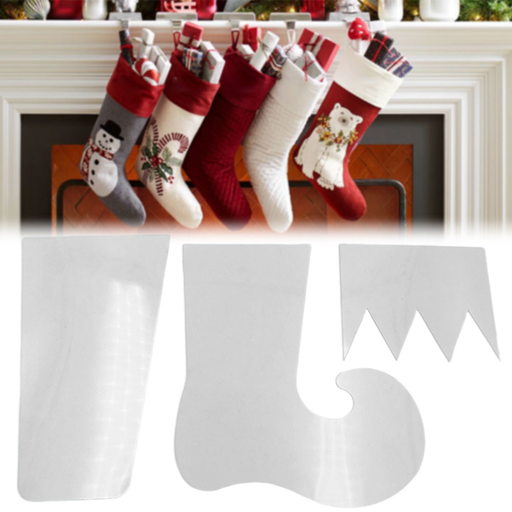 Шаблон рождественского чулок E – обзор и цена Embroidery Xmas Stocking