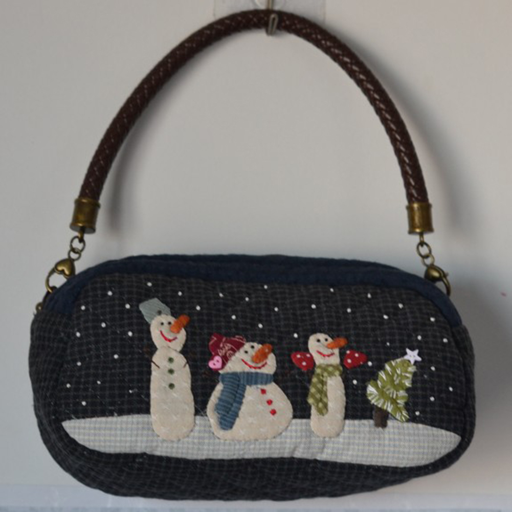 DIY снежная сумка на плечо, ло – обзор и цена Embroidery Xmas Stocking