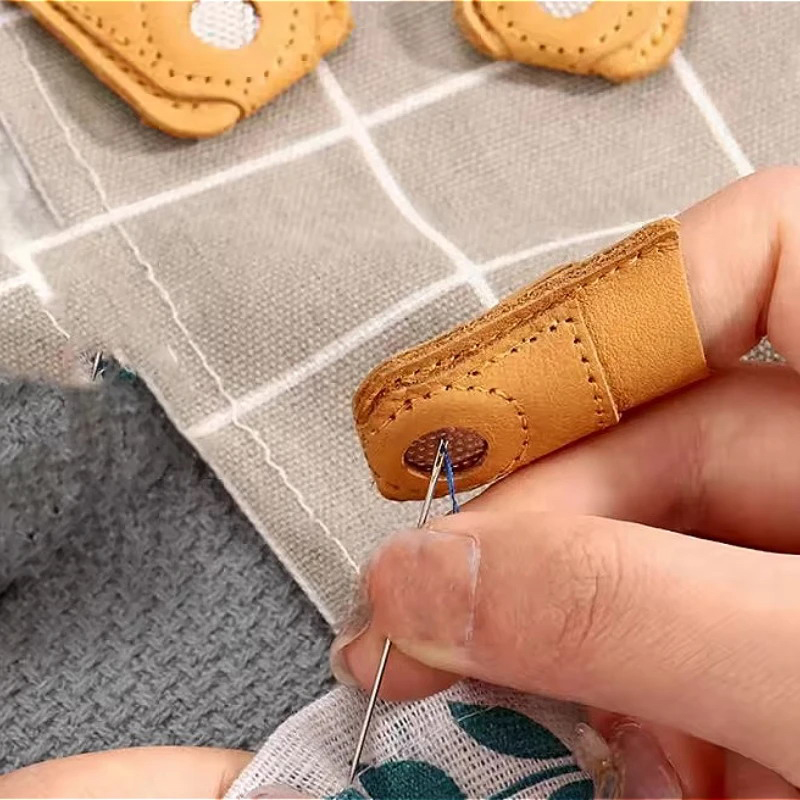 Кожаный наперсток-накладка для – обзор и цена Embroidery Quilt Cover