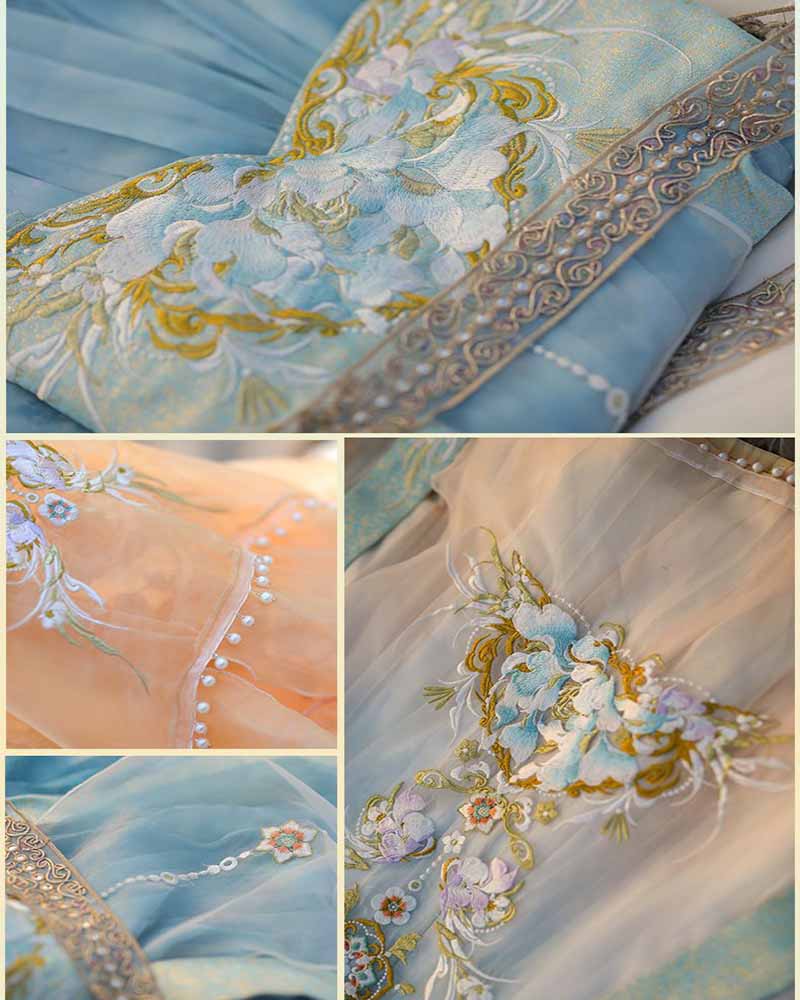 Китайское платье ханьфу для же – обзор и цена Embroidery Yellow